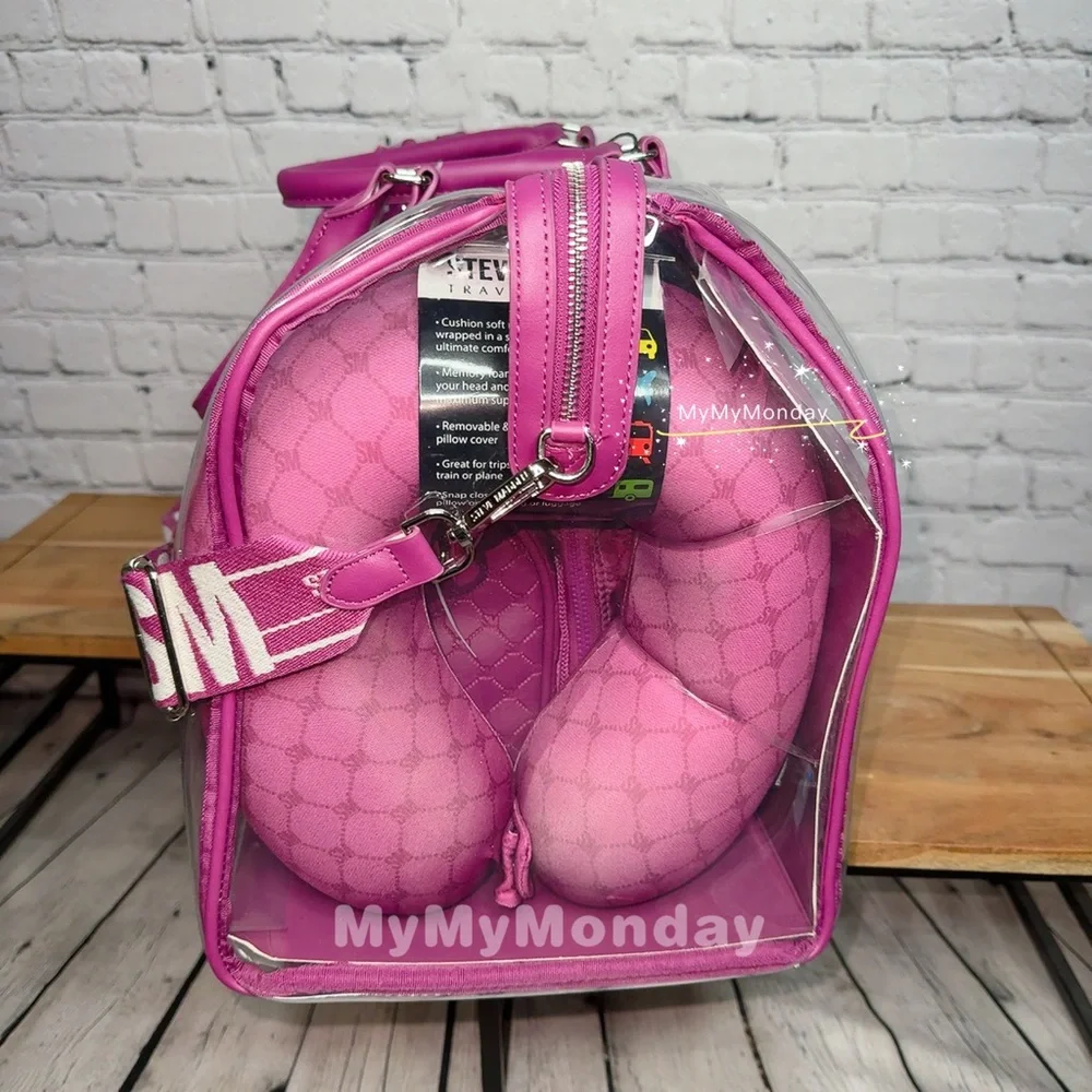 Steve Madden Clear Duffle Bag Set of 7 - Picture 7 of 10